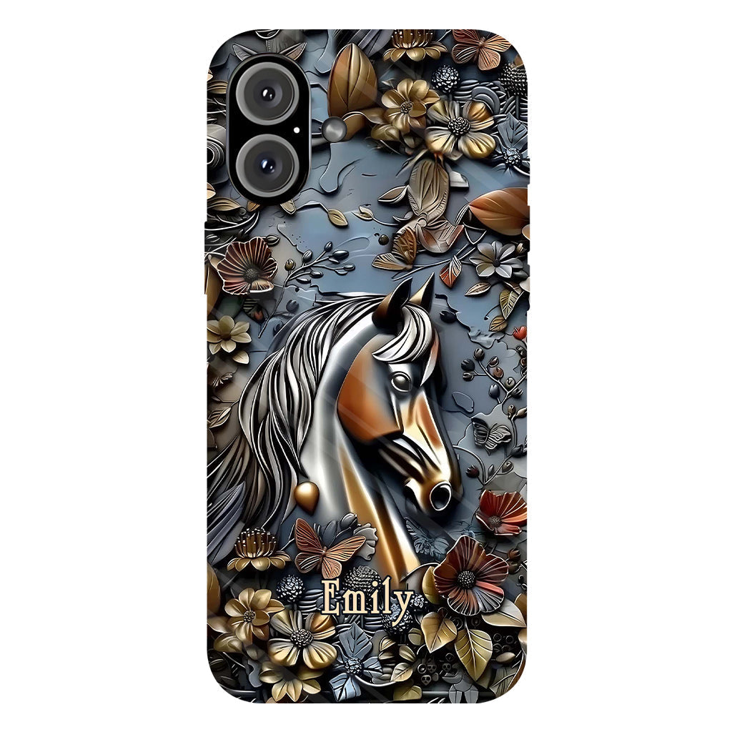 Personalized Stunning Horse Full Print Phone Case