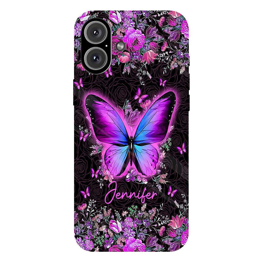 Butterflies - Personalized Butterfly Full Print Phone Case