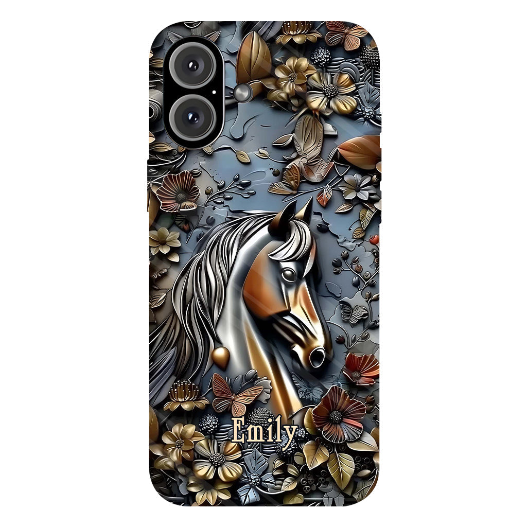 Personalized Stunning Horse Full Print Phone Case