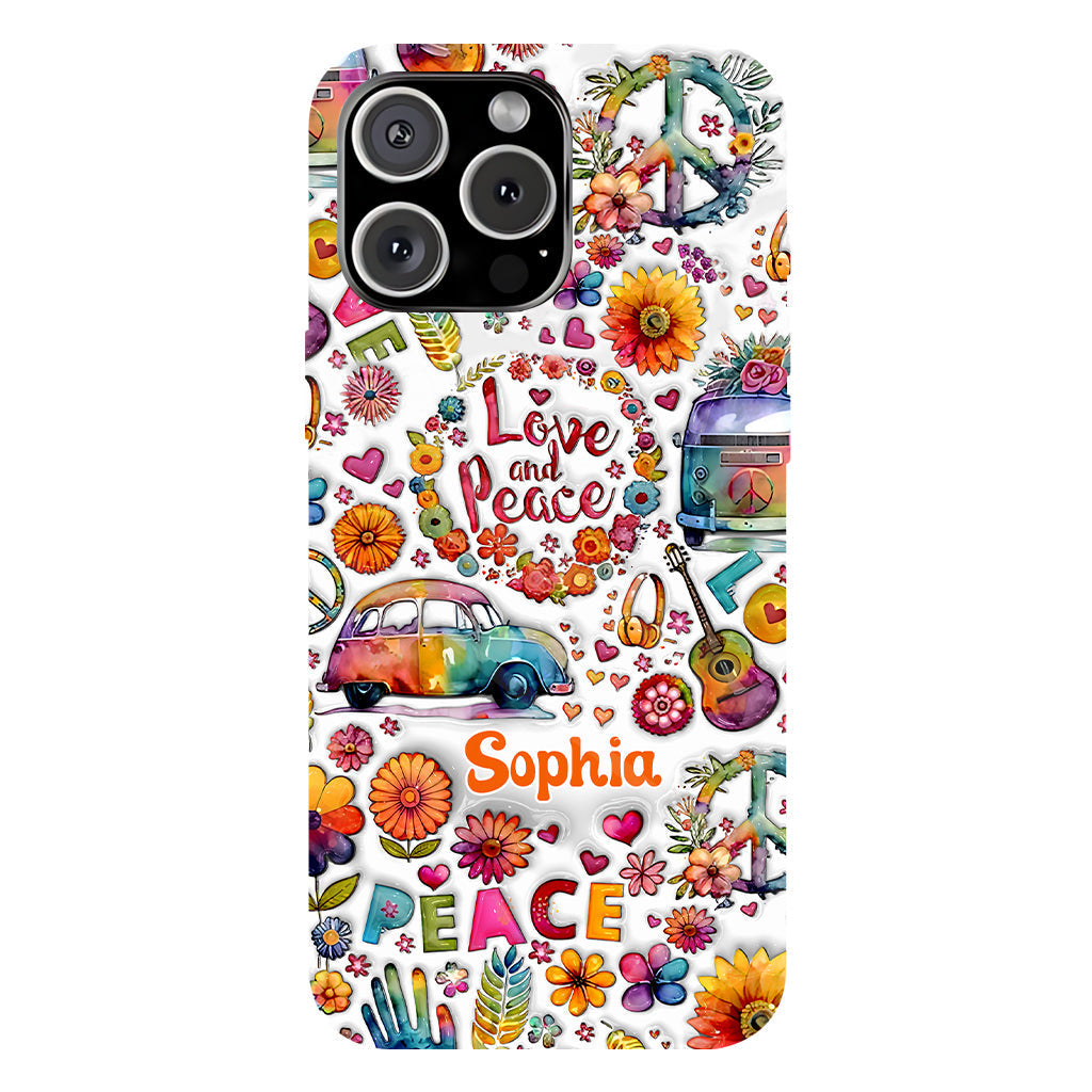 Personalized Hippie Soul Full Print Phone Case